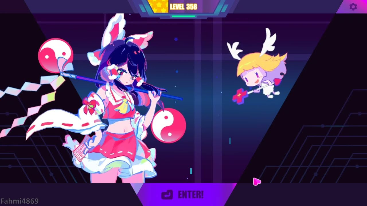 [Muse Dash x Touhou] Secret Gameplay Part 1 - Hakurei Reimu's Bullet Screen Mode