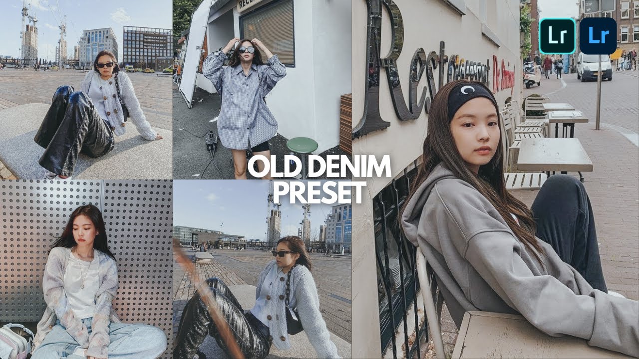 Old Denim Aesthetic Preset - Lightroom Mobile Aesthetic Blue Preset Free Dng | Blue Light Film