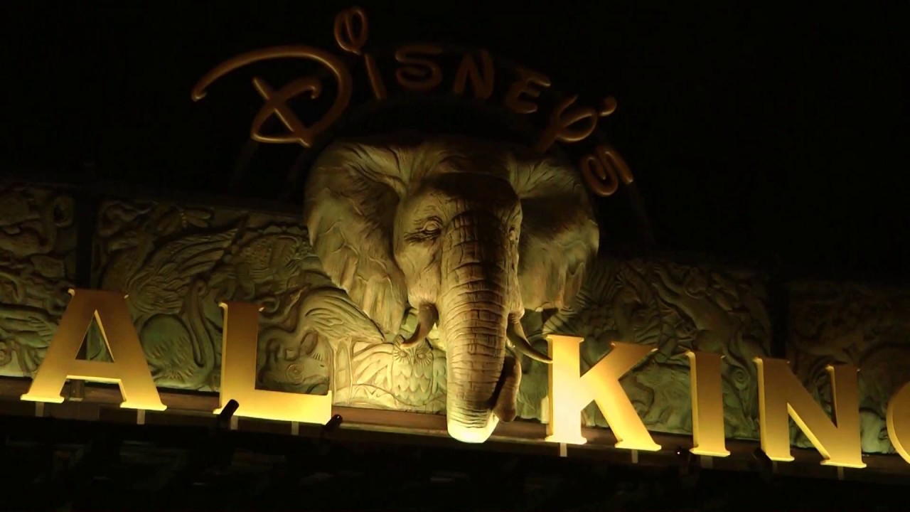 Animal Kingdom at night with Kilimanjaro: View at http://www.martinsvids.net/?p=854
