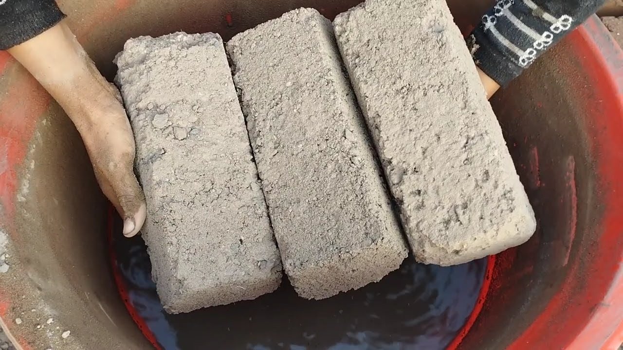 Gritty Sandment Crumbling in Water Super Satisfying ASMR 