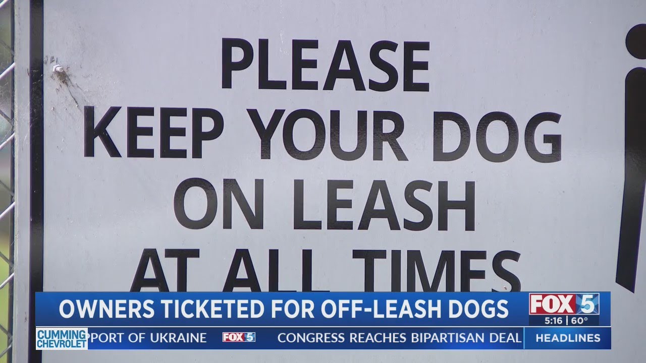 Owners Ticketed For Off-Leash Dogs