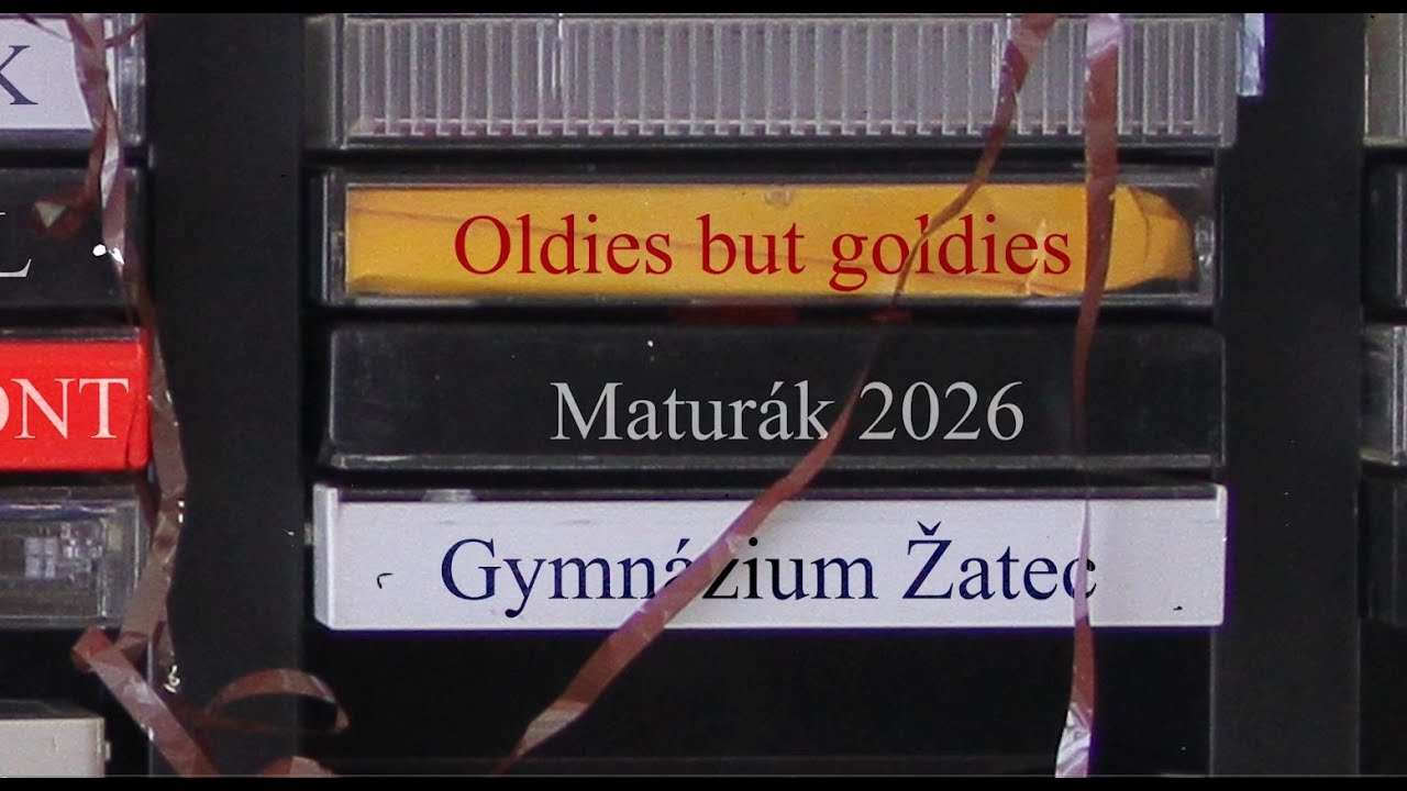 Gymnázium Žatec - pozvánka na maturitní ples - Oldies but goldies. Těšíme se 6.2.2026 KD MOSKVA.