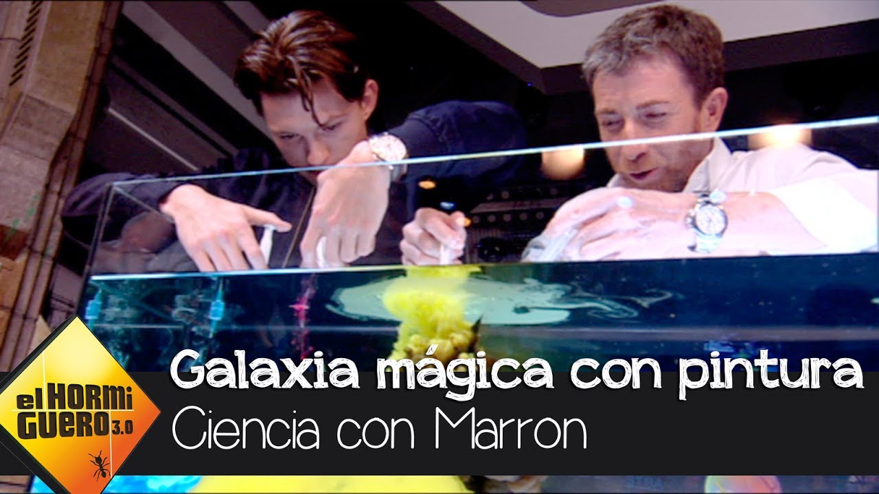 Marron crea una galaxia mágica con pintura acrílica - El Hormiguero 3.0