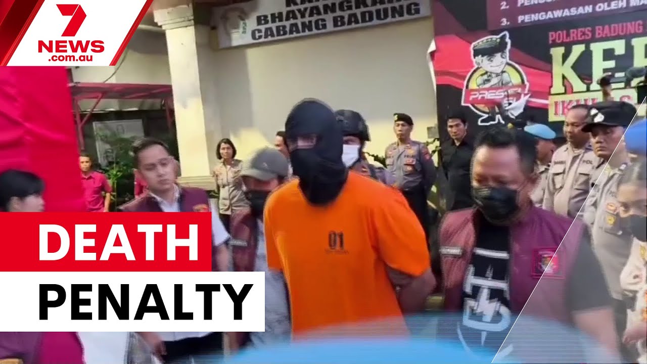 Bali three charged with murder face death penalty | 7NEWS