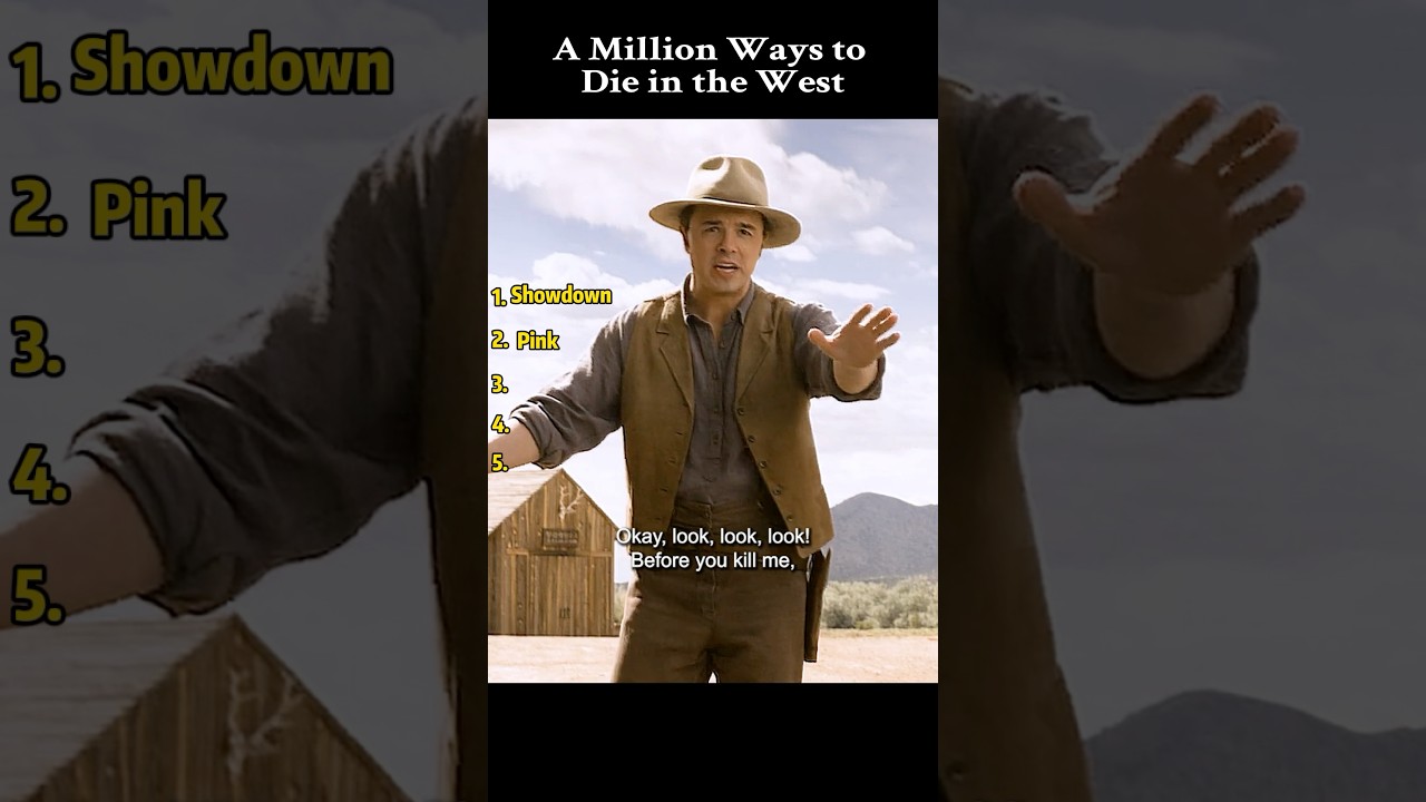 A Wild West Duel: Albert Faces Off Against the Outlaw!  | A Million Ways to Die in the West #shorts