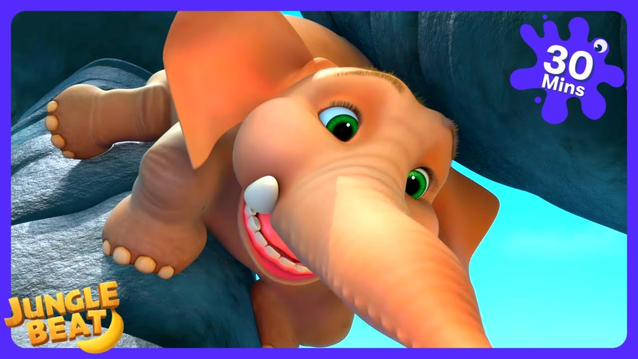 Jungle Beat - חילוץ הפרח המטורף! | קריקטורות בעברית | WildBrain יְלָדִים