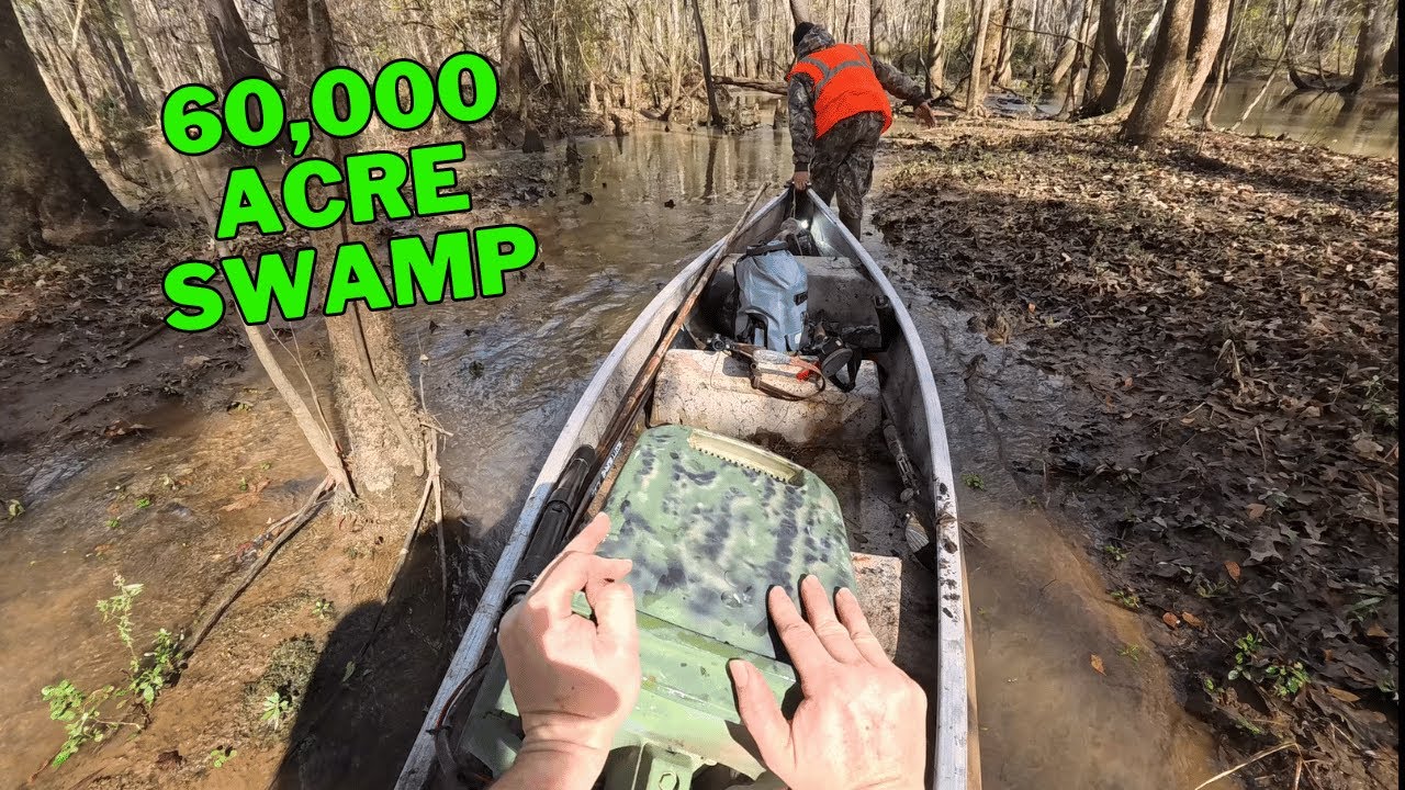Exploring the deepest parts of a 60,000 acre river swamp for 4 days(Choctawhatchee River)
