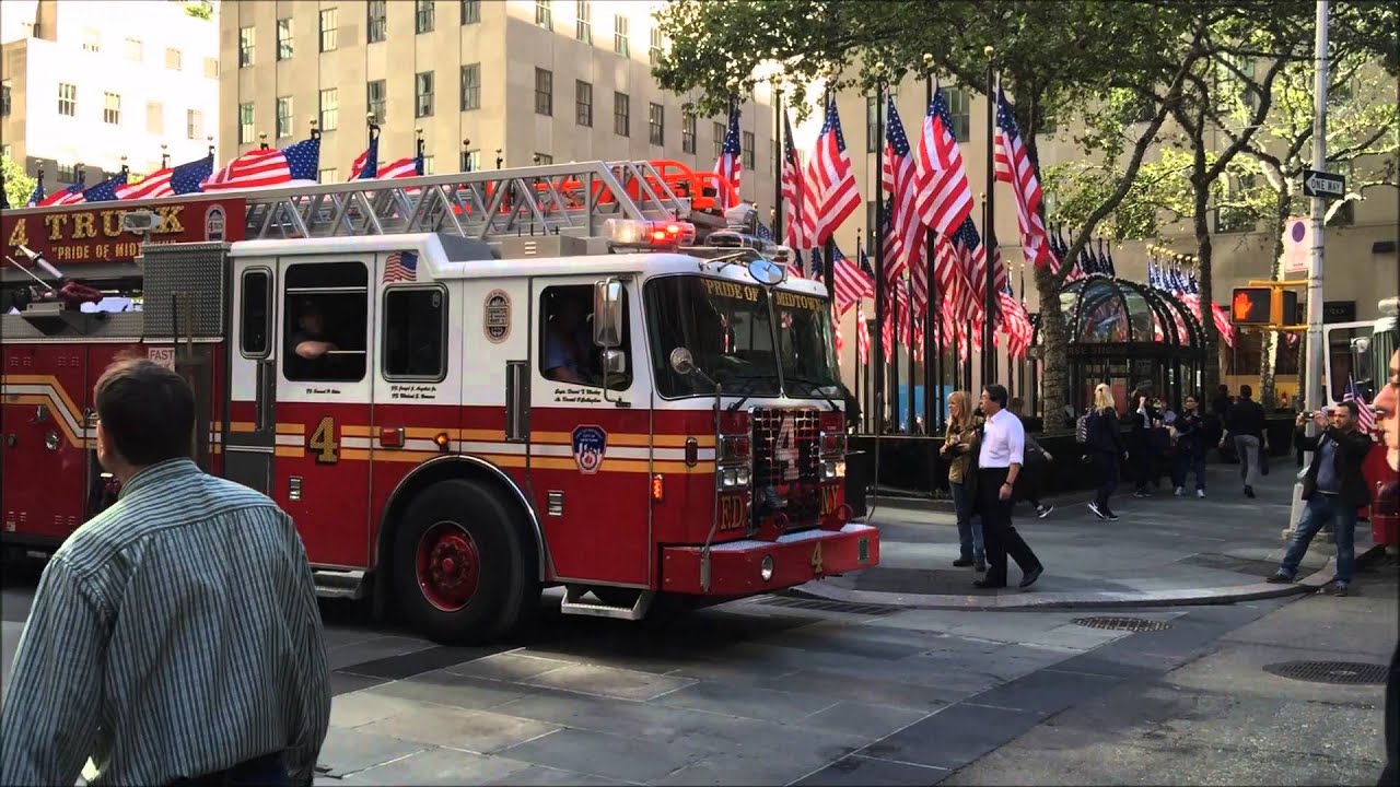 COMPILATION OF FDNY MEMBERS SHOWING ME LOVE & ACKNOWLEDGEMENT WITH TOOTS, WAVES & PEACE SIGNS. 01