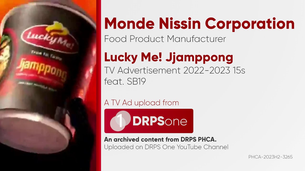 Lucky Me! Jjamppong TV Ad 2022-2023 15s with SB19 (Philippines)