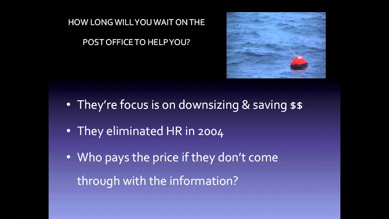 Postal Benefit Review Explanation Video