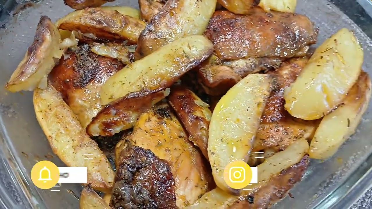 A Melhor Sobrecoxa com Batatas que Você Vai Fazer! | Gostosuras da Baiana