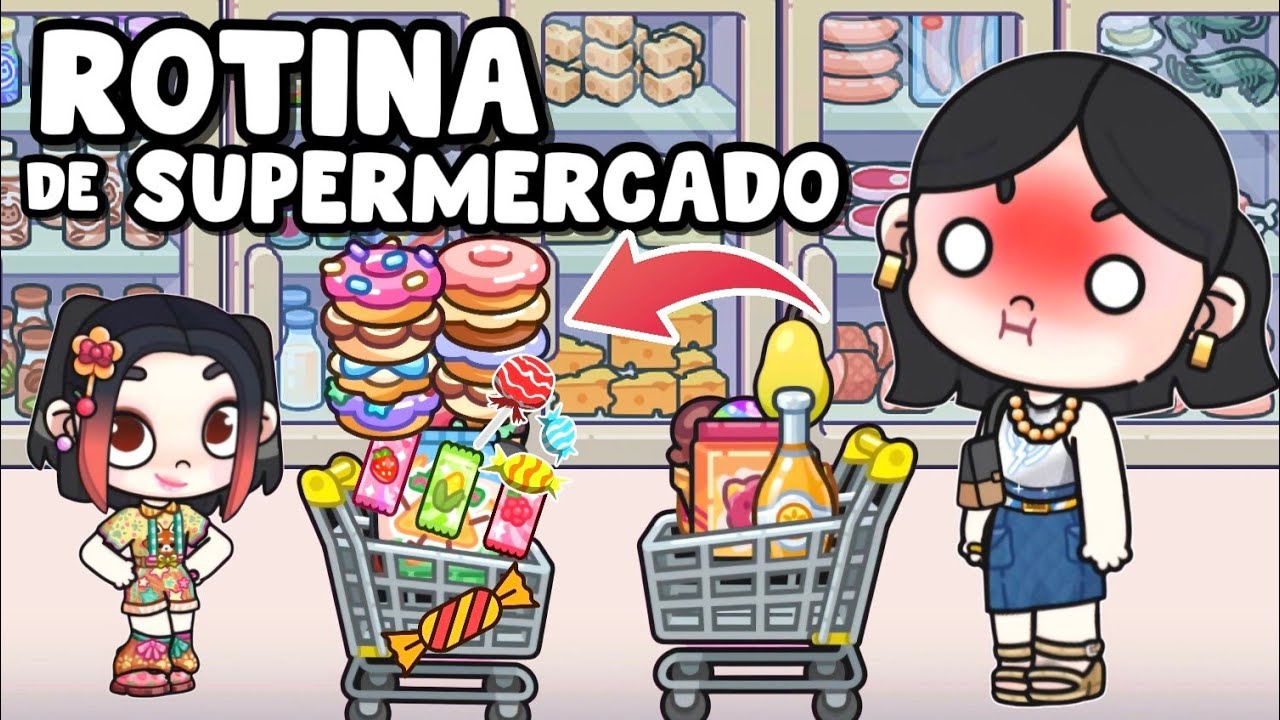ROTINA COMPRAS NO NOVO SUPERMERCADO | AVATAR WORLD ROTINAS E HISTÓRIAS 