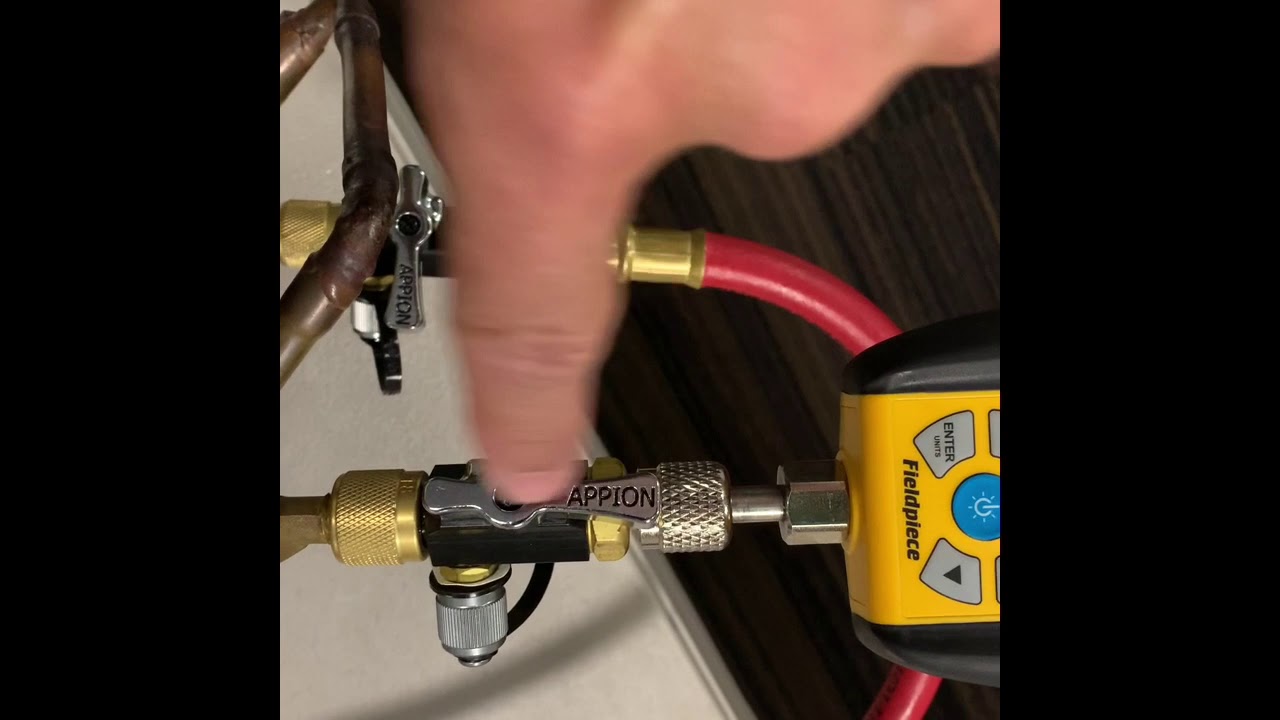 Certifying we passed the vacuum decay 10 minute micron test using the Fieldpiece SVG3