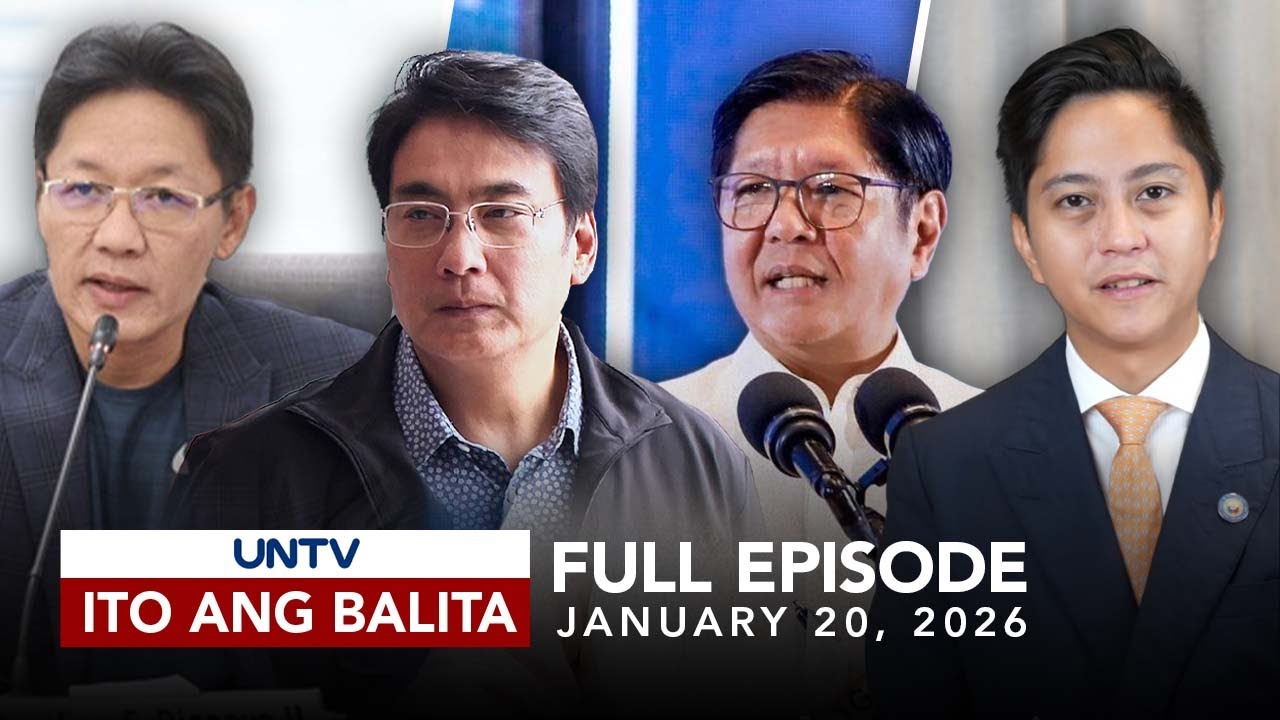 UNTV: Ito Ang Balita | January 20, 2026
