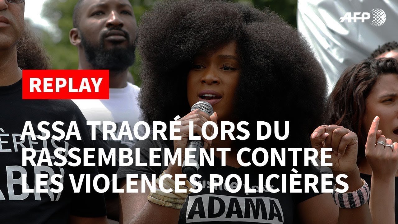 REPLAY - Le discours d'Assa Traoré place de la République