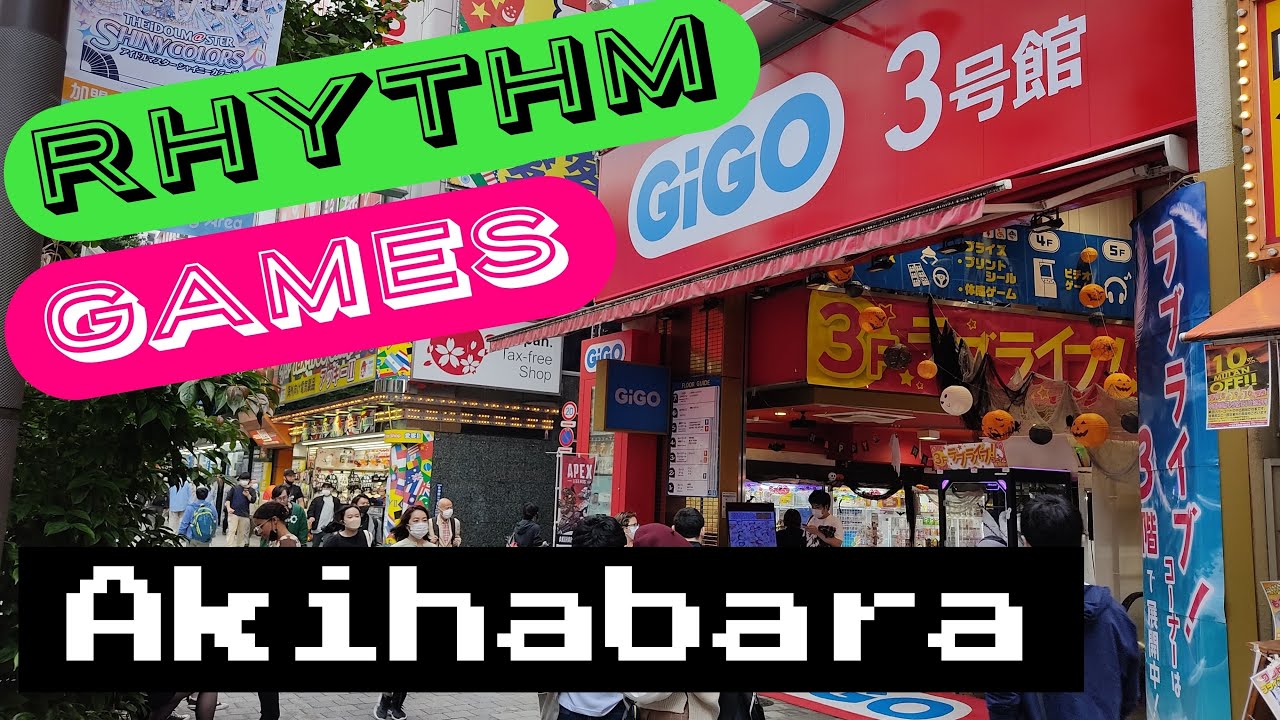 【Rhythm Game】Top Player in the GiGO (SEGA) Akihabara 3 Game Center in Tokyo 【音ゲー 】秋葉原 GiGO3号店【4K】