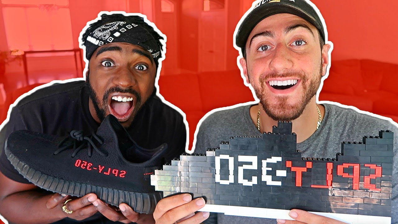 DIY GIANT LEGO YEEZY
