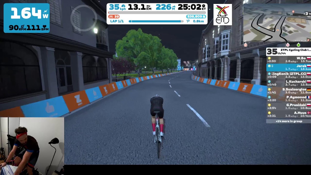 WAHOO KICKR V6 RACE MODE TEST - ZTPL CYCLING CLUB ITT League - HARROGATE UCI WORLDS
