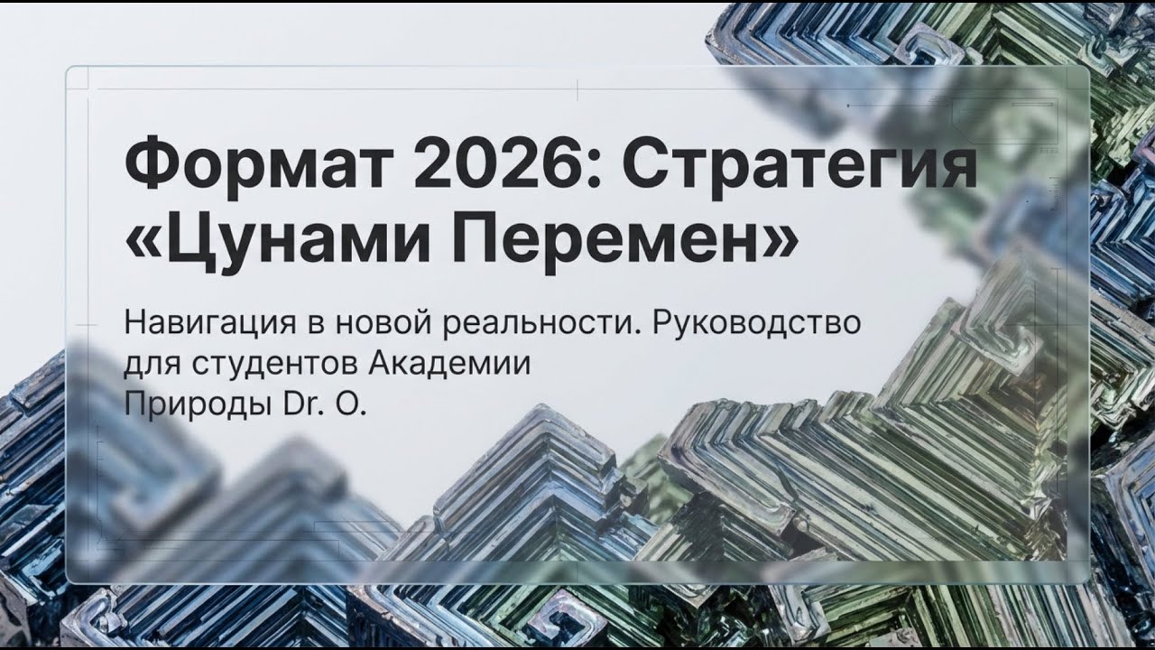 Брифинг Конференции от 3 Янв. 2026: Формат Академии Природы в Цунами Перемен 2026