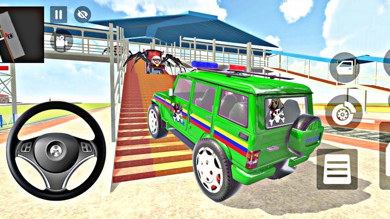 🫨🟢Modified Police car⛽Gangster Life In India Streets🚨[India Theft Auto Simulator game for Android🎮🔥