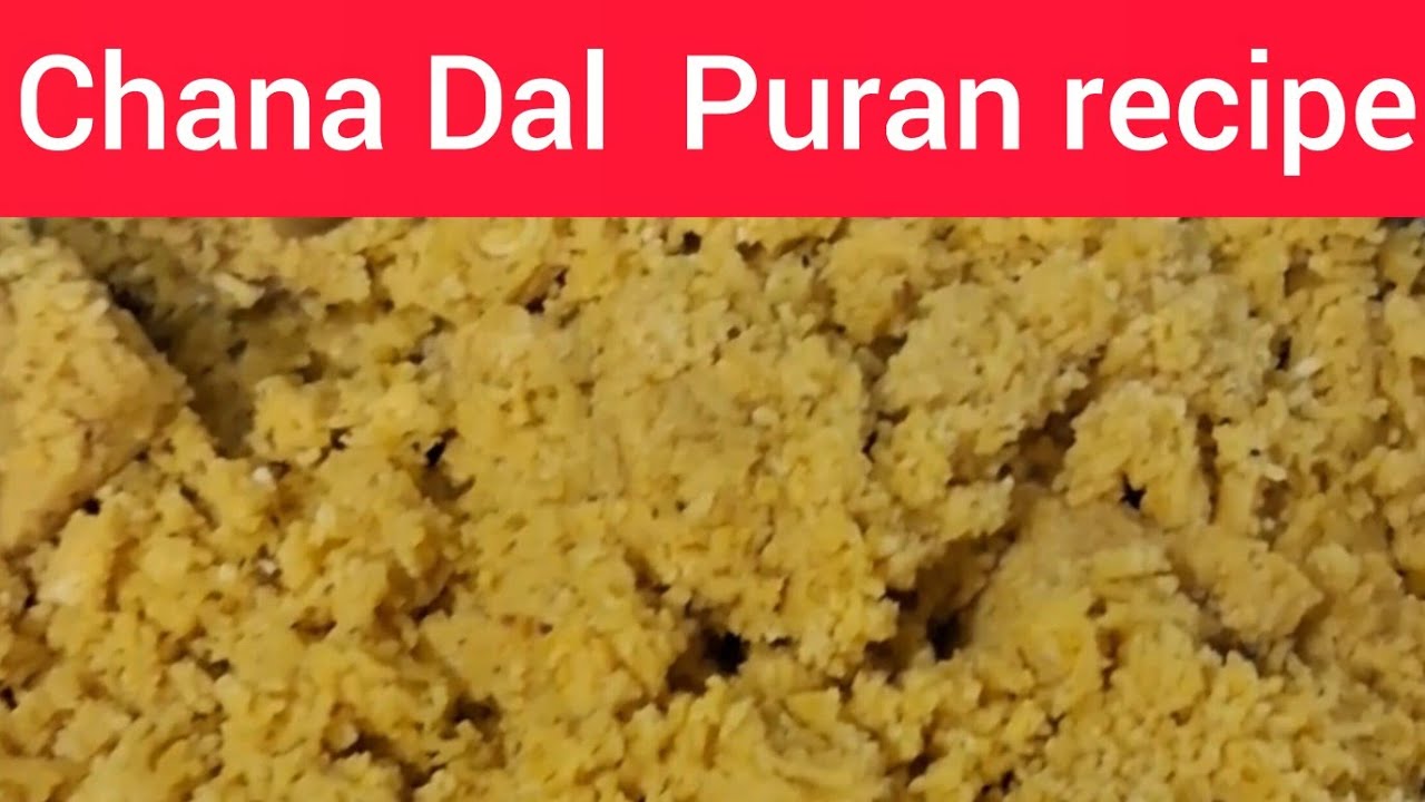 How to make Chana Dal Puran recipe Indian Cooking recipe 😋 