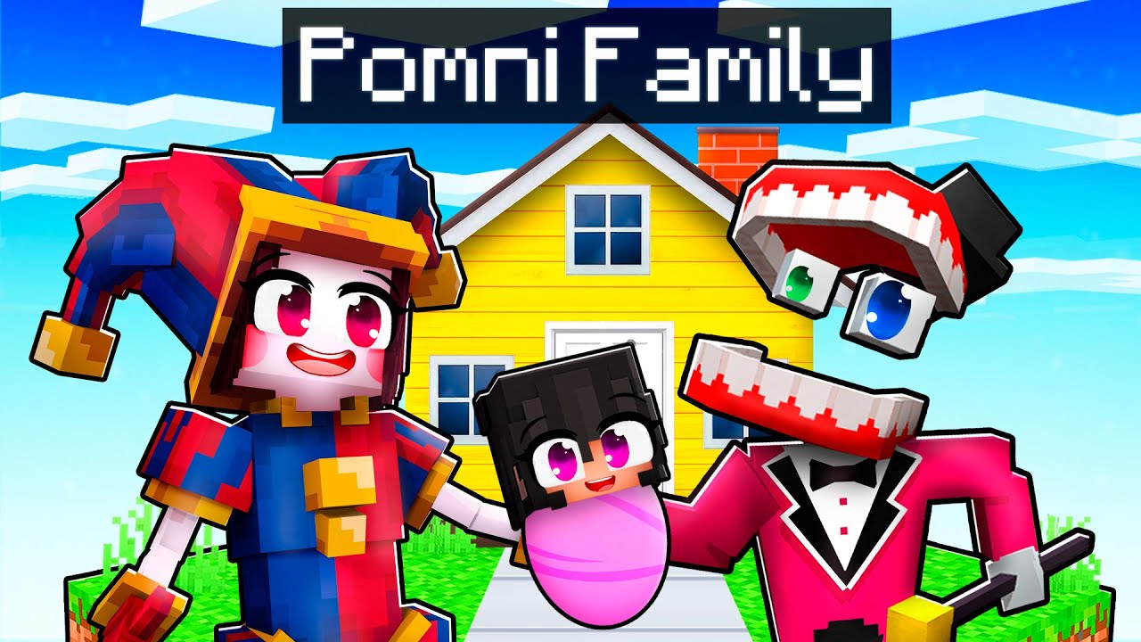 Having a POMNI FAMILY in Minecraft!