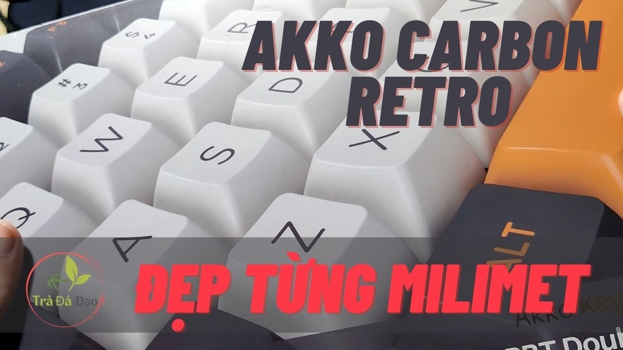 [Dạo Custom] AKKO Carbon Retro - ASA Profile | Đẹp từng milimet