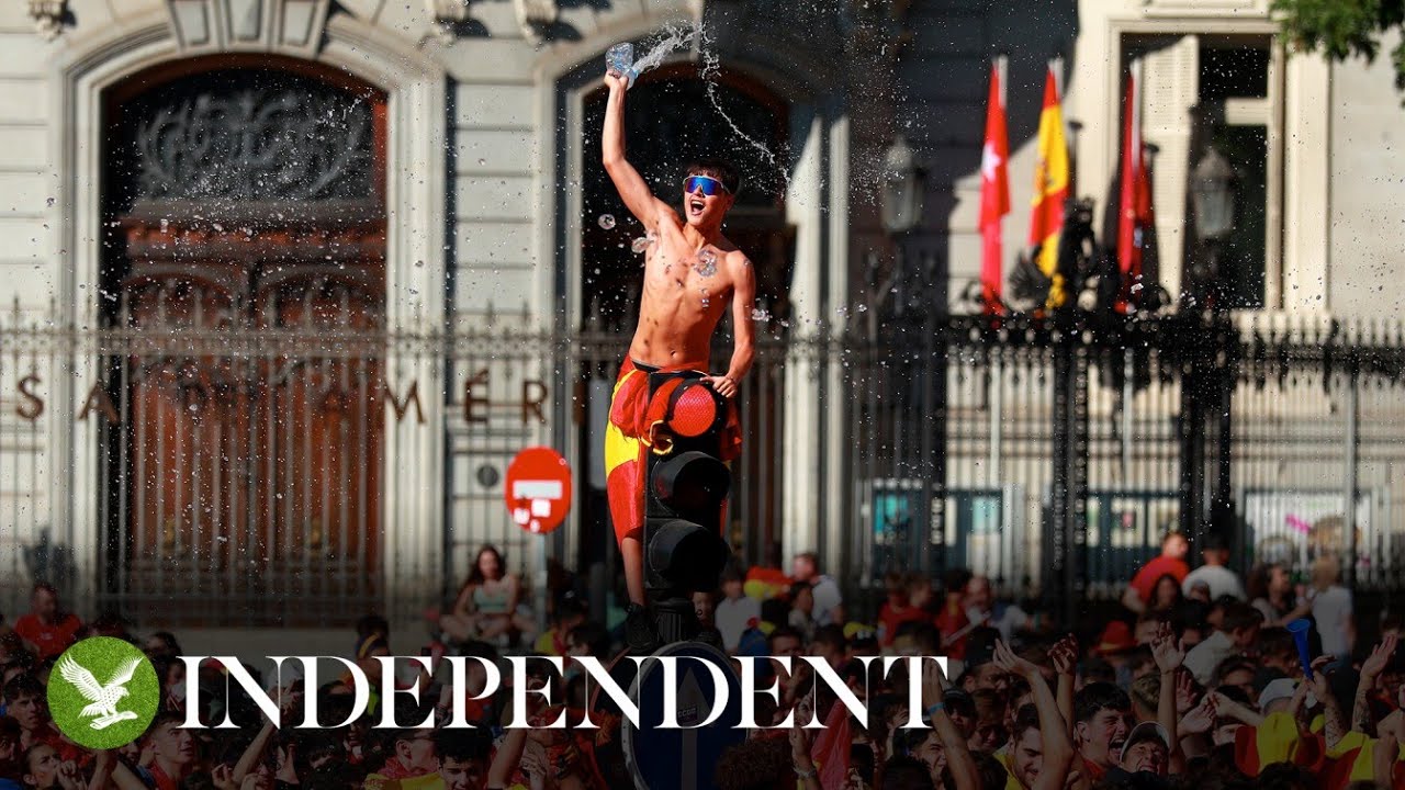Watch live: Spain celebrates winning Euro 2024 with huge parade in Madrid