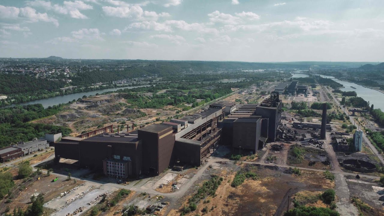 Flying over Cockerill Sambre Chertal, Liege Belgium | DJI Mini 2 |