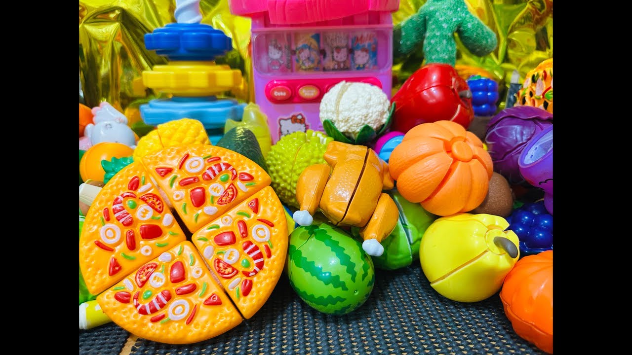 ASMR cutting fruits and vegetables toys