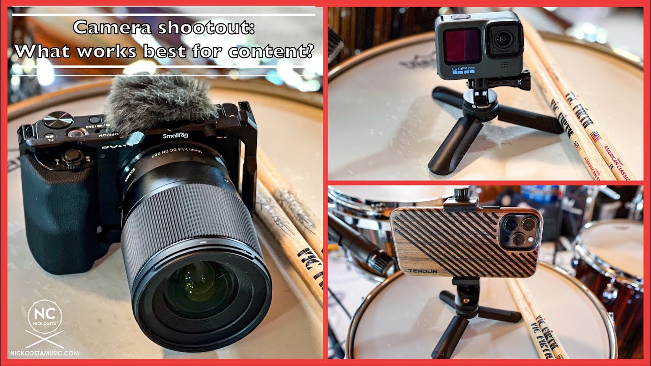 Camera Shootout - What Works Best for Drum Conent?