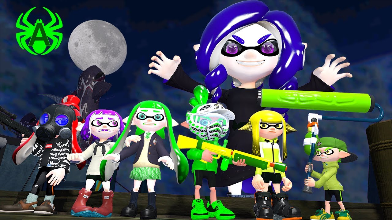 Анимация Splatoon 3: Ночной кальмар