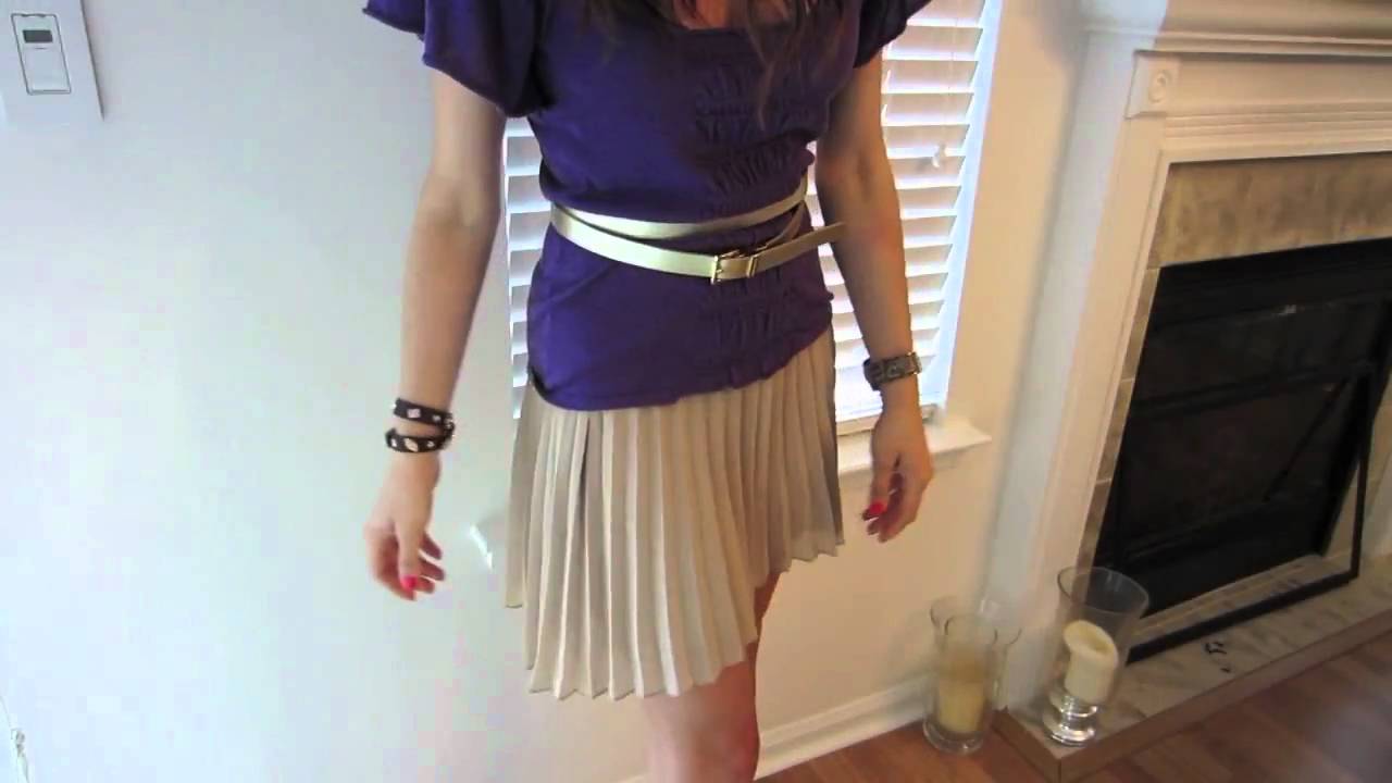 Work Style Purple & Pleated Neutrals OOTD