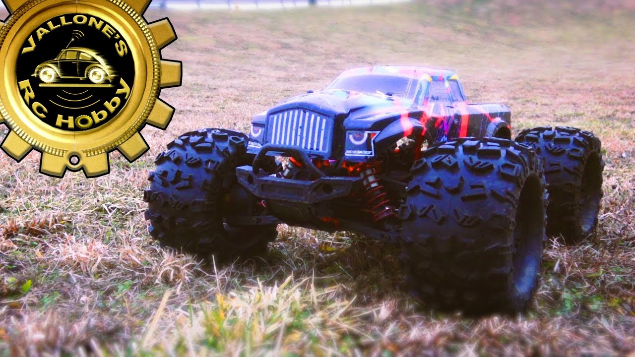 RC Eachine EAT02 ZD Racing Pirates 3 1/8 4WD Monster Truck Running Drive by Review