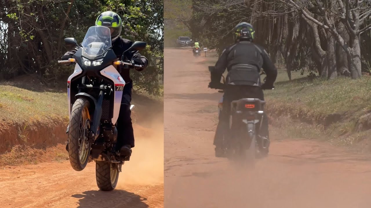 Testei a nova Transalp 750! 