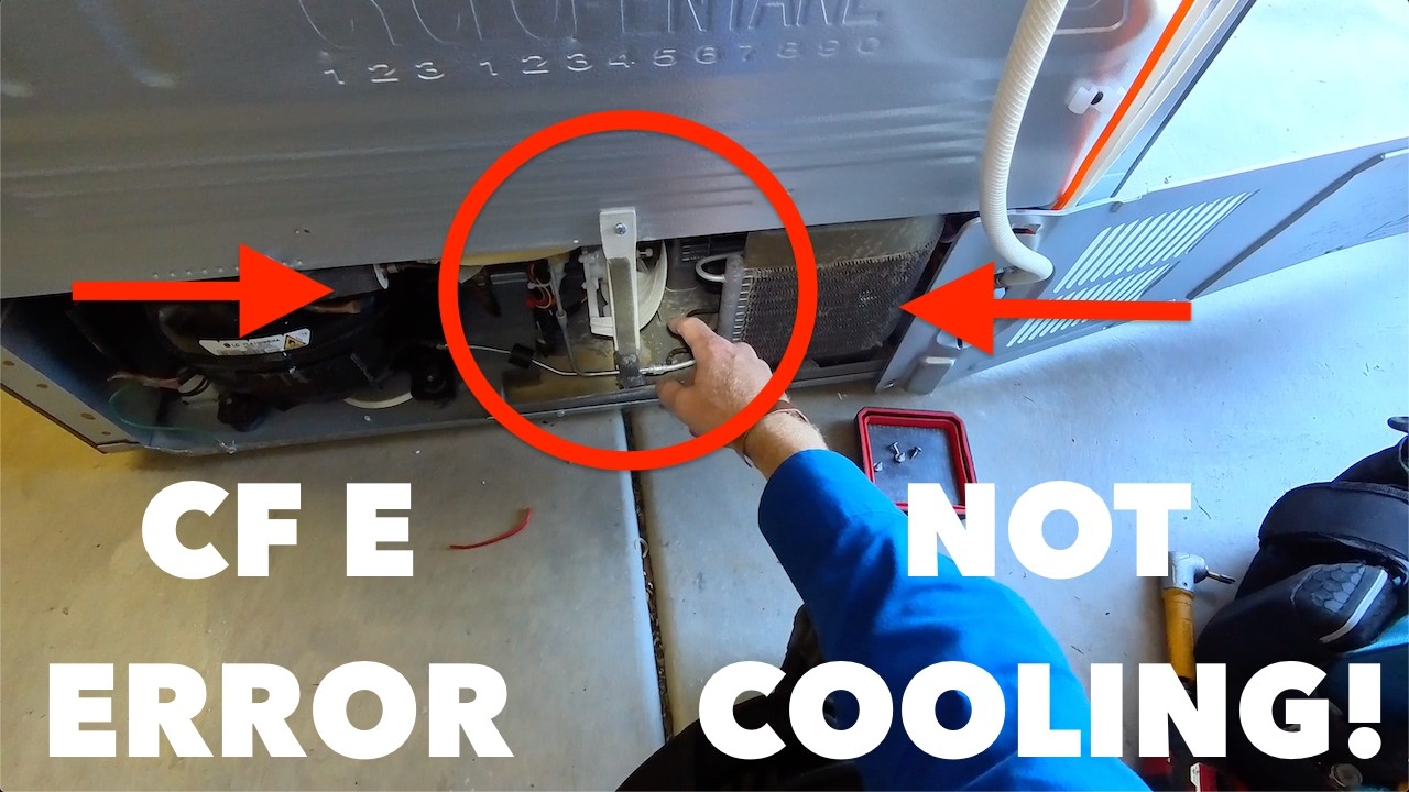 LG Refrigerator CF E Error Code How to replace Condenser fan #lgrefrigerator  #appliancerepair #diy