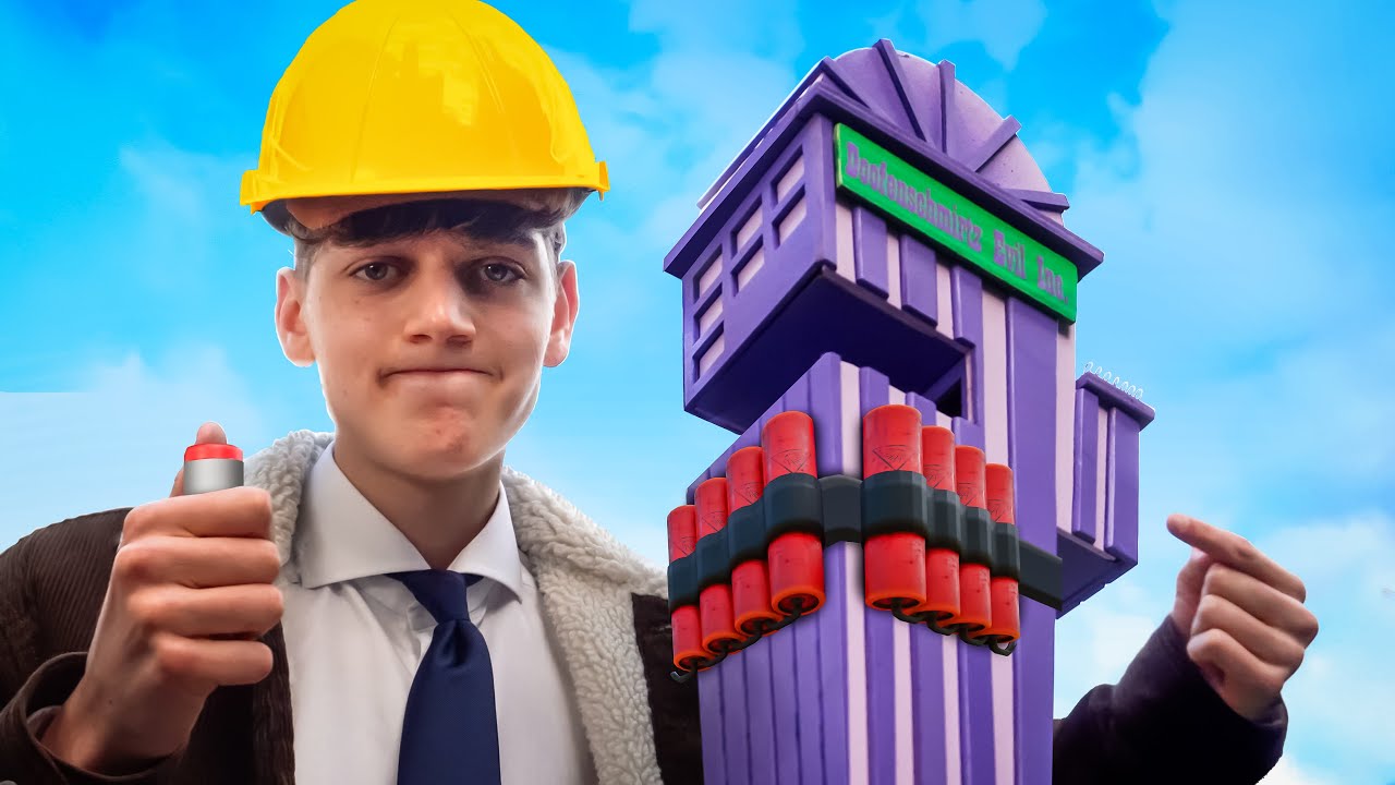 Ich baue den Doofenschmerz Turm in Miniatur und sprenge ihn in die Luft