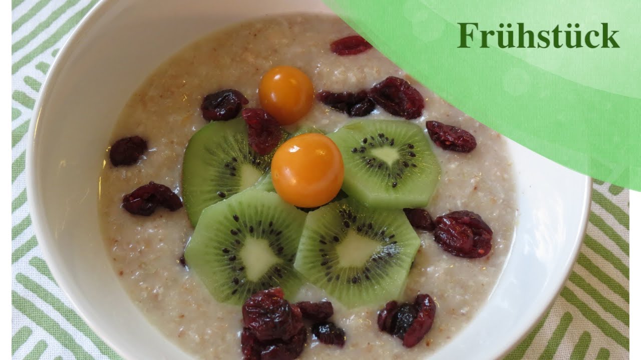 Kochen mit LadyLandrand - Frühstücksidee, fruchtig, frisch und gesund