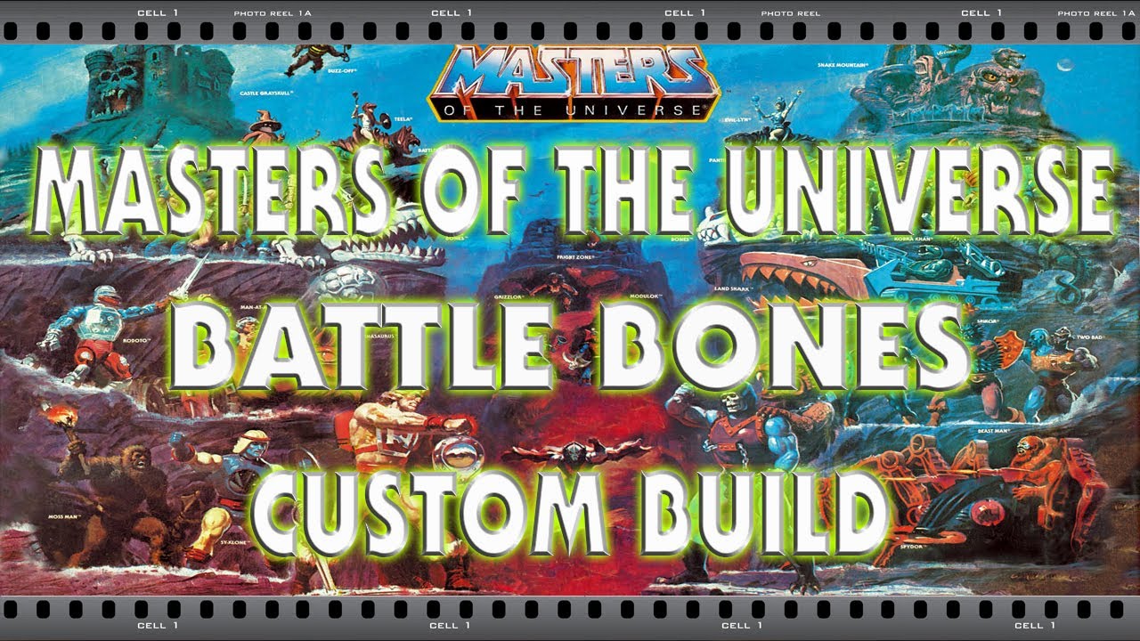 Masters of the Universe MOTU Battle Bones Custom Diorama Build