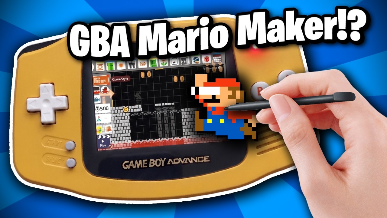Someone made Mario Maker for Game Boy Advance?!
