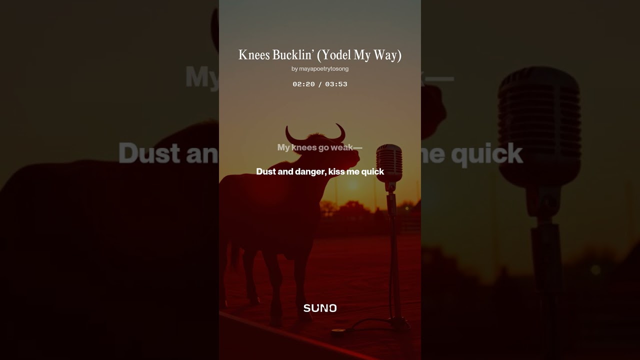 Knees Bucklin' — стихи майя, переложенные на песню: Живи, люби, смейся, музыка... образ жизни.