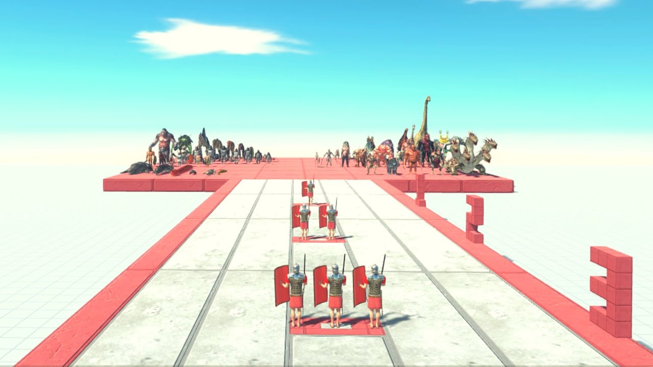 All Units Romanus Test [Without Flying Units] ARBS | Animal Revolt Battle Simulator