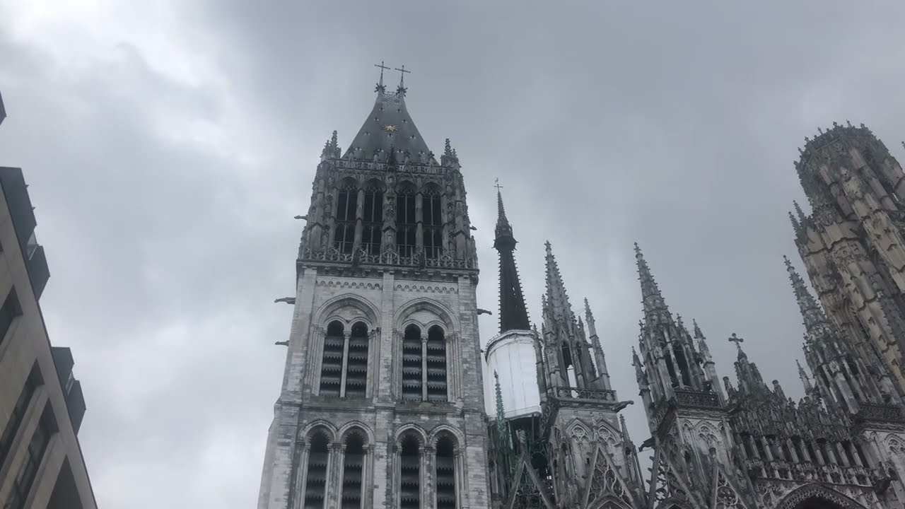 Cathedrale Notre Dame de l’Assomption de Rouen Sonnerie Partielle pour la Messe du Dimanche