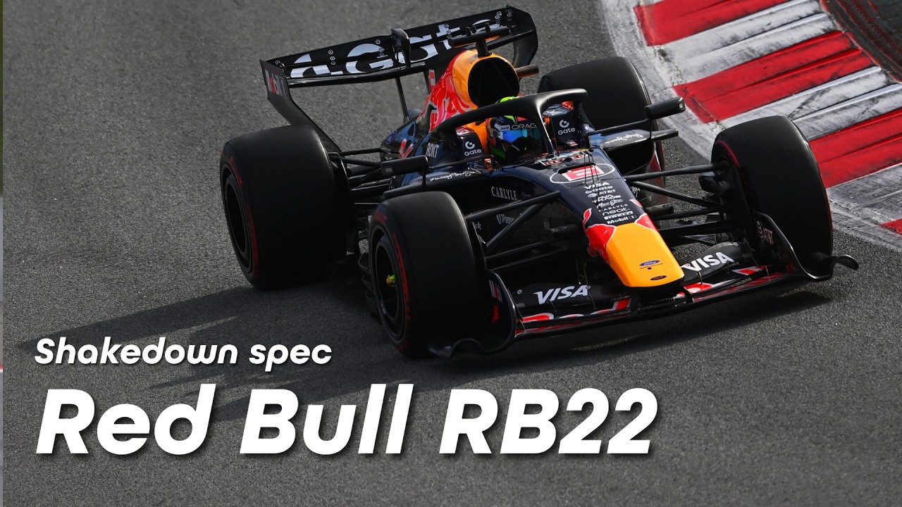 F1 2026: Red Bull RB22 shakedown first impressions