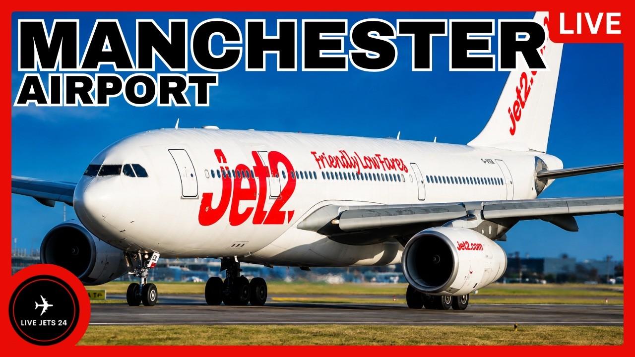 🔴Manchester Airport LIVE - Sunset Plane Spotting  ✈️