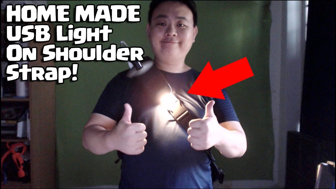 Home Made USB Path Light on Shoulder strap (DIY)