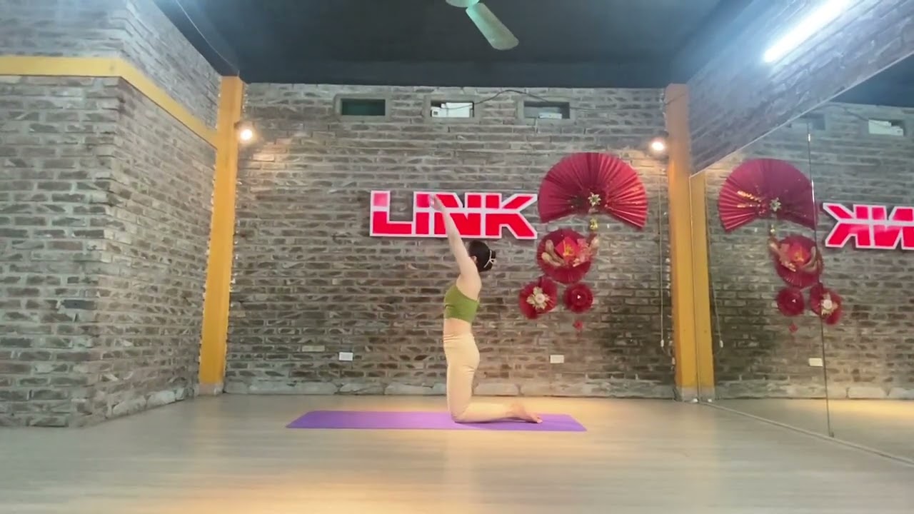 Burning flow yoga