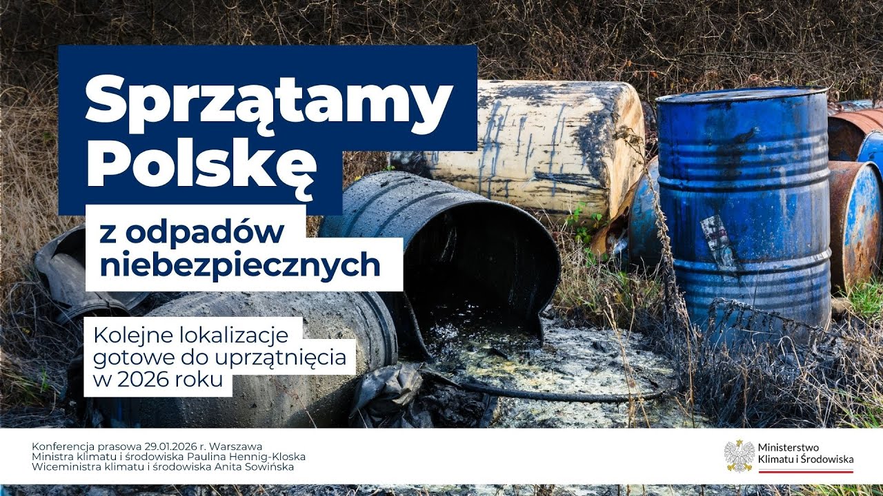 Sprzątamy Polskę z odpadów niebezpiecznych - kolejne lokalizacje gotowe do uprzątnięcia