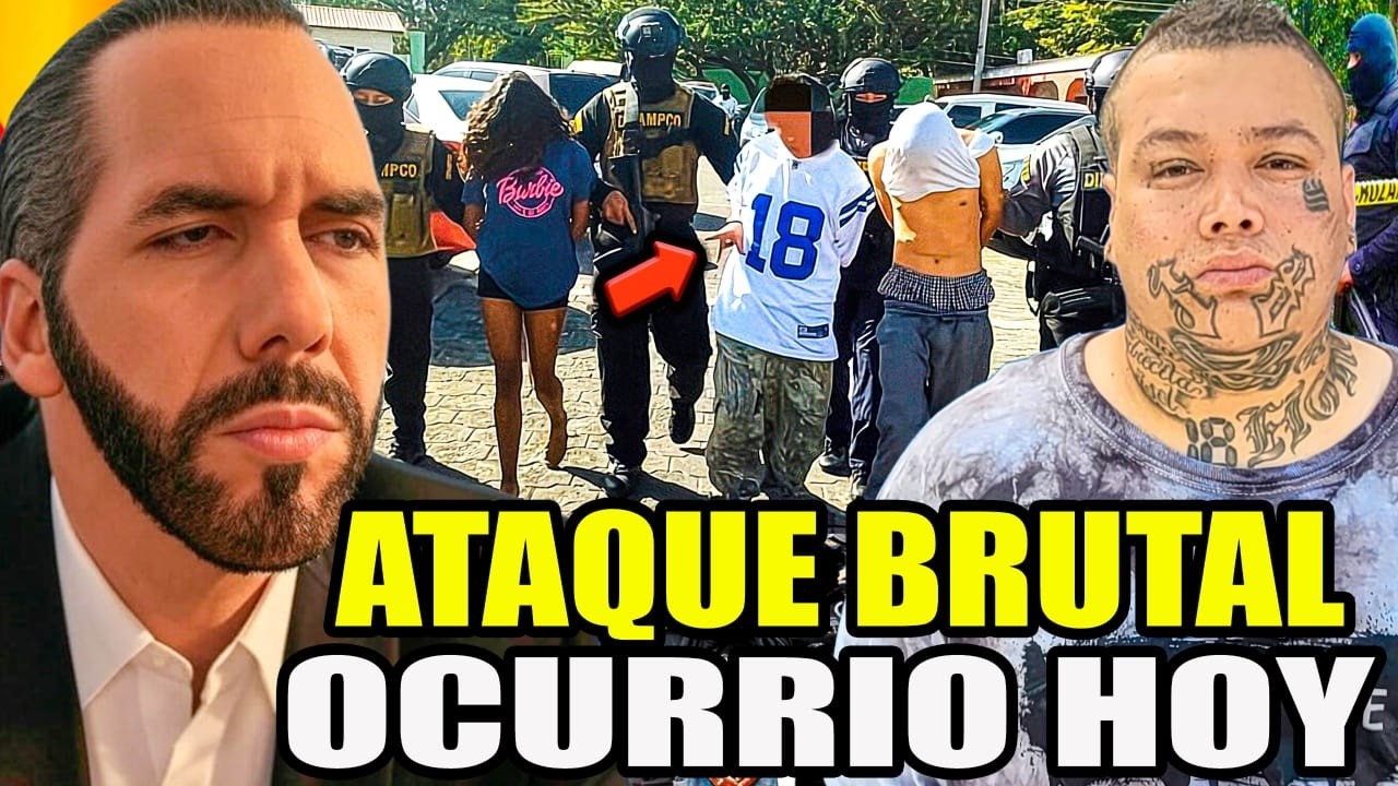 DIOS MIO ARRESTO BRUTAL🚨 CAYÓ TODA LA CLICA DE PANDILLEROS😱 BUKELE LOS HARÁ PAGAR EN EL CECOT