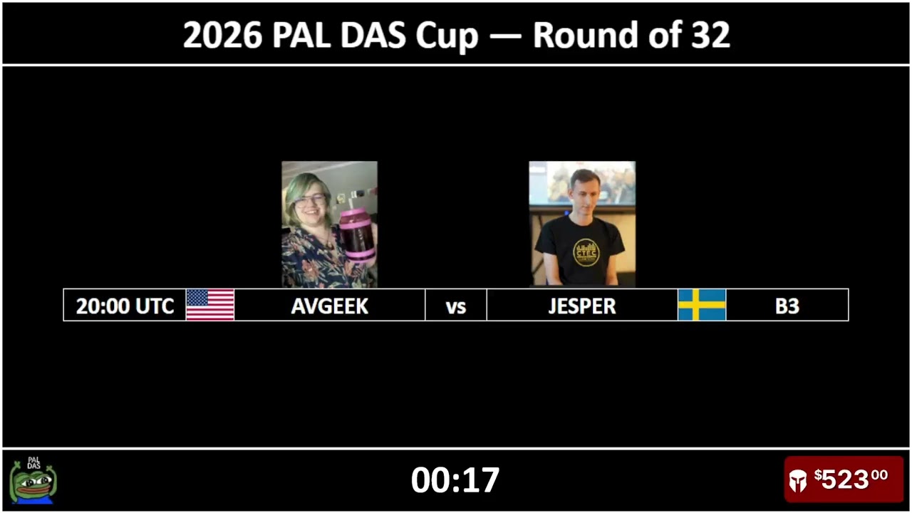 2026 PAL DAS Cup | Ro32 | AVGEEK vs JESPER | 2026-02-12